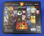 Mind Bottling Games Dice Throne S1 & S2 Bundle with Card Sleeves and Playmats