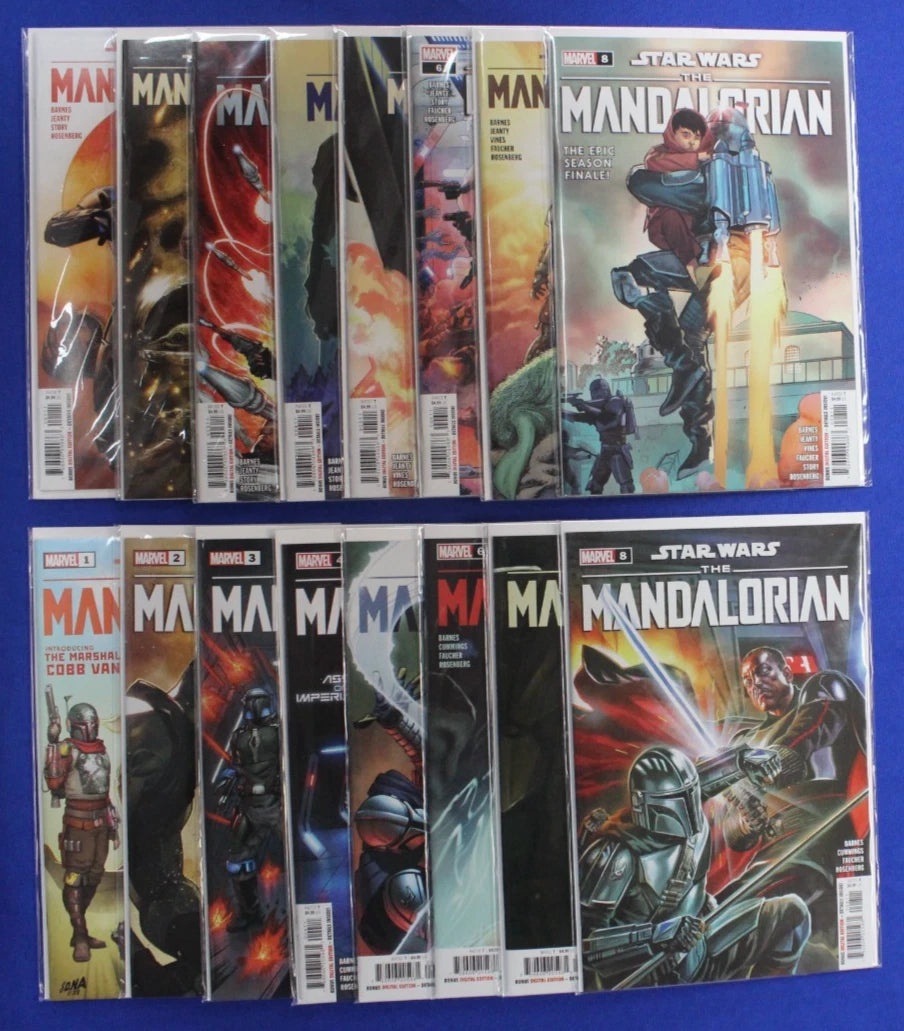 Star Wars: The Mandalorian #1-8 + Season 2 #1-8 Complete Sets VF/NM