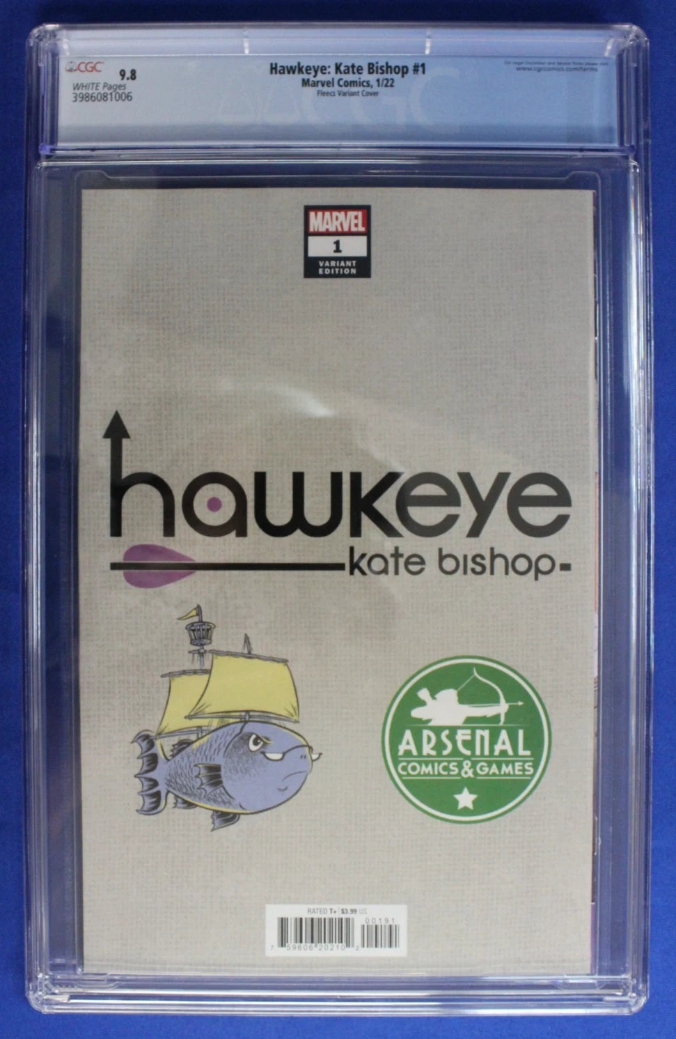 Hawkeye: Kate Bishop #1 Fleecs Variant CGC 9.8