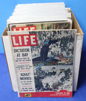 Life Magazine 1960 1961 1962 1963 1964 Lot of 54 GD-VG