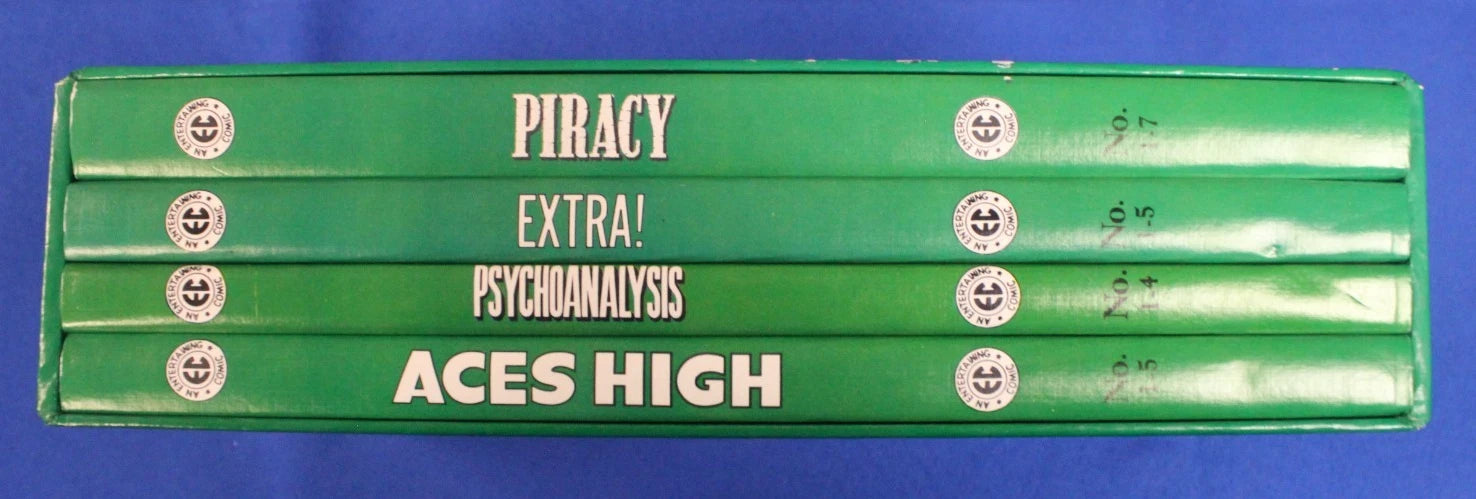EC Comics Archive 1988 Aces High/Psychoanalysis/Extra!/Piracy Volumes Slipcase