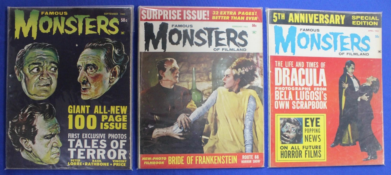 Famous Monsters of Filmland Magazine Lot of 39 FN-VF