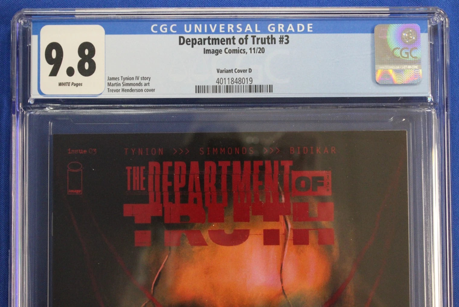 Department of Truth #3 Henderson Variant CGC 9.8
