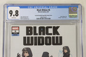 Black Widow #6 2nd Print 1:25 Elena Casagrande Design Variant CGC 9.8 NM/M