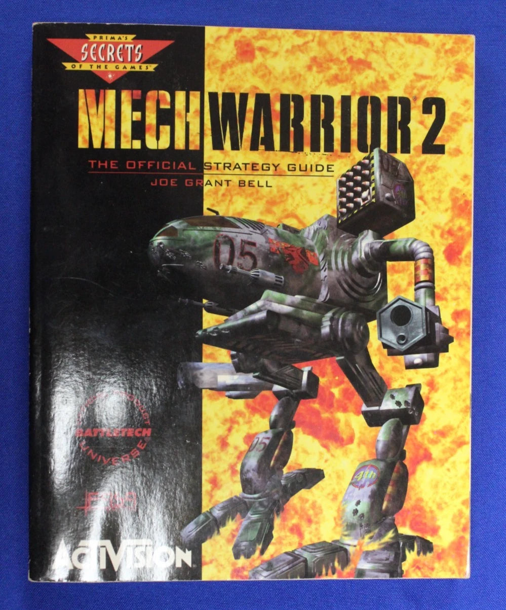 Mech Warrior 2 & 3 Prima Strategy Guides + Extra Game Books Lot