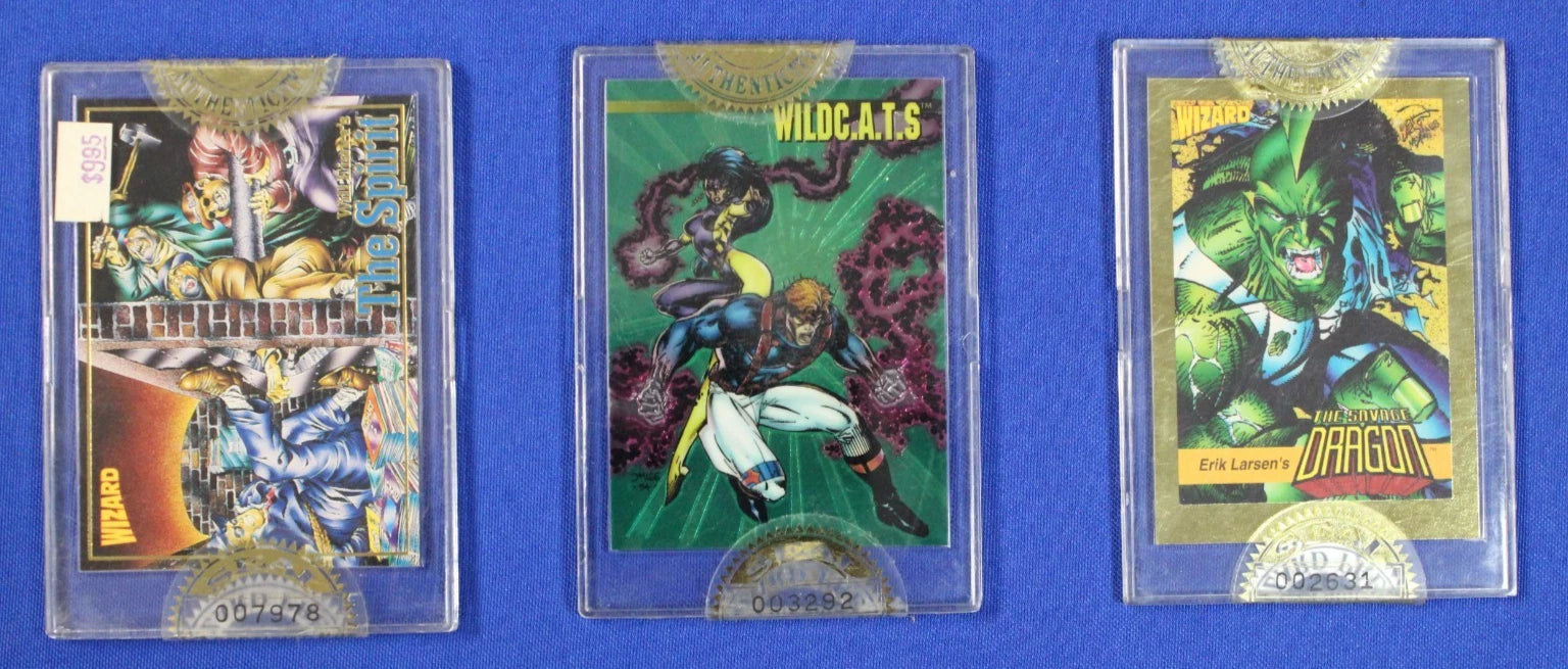 Wizard 23 Foil Comics Trading Cards