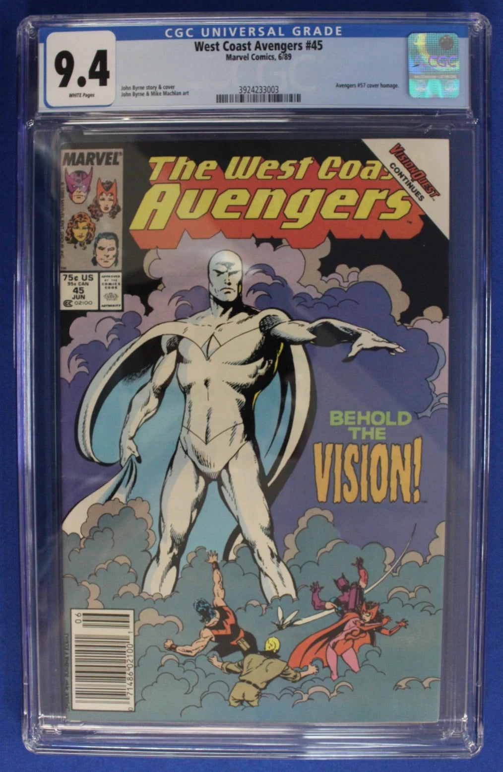 West Coast Avengers #45 CGC 9.4