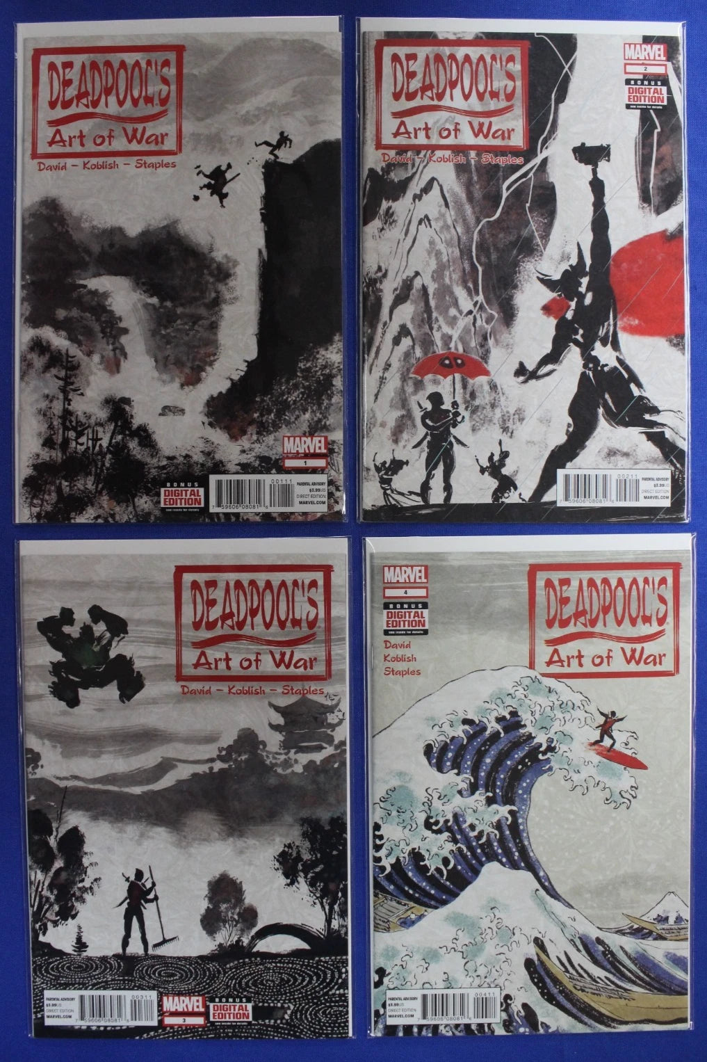Deadpool's Art of War #1-4 Complete Set VF/NM