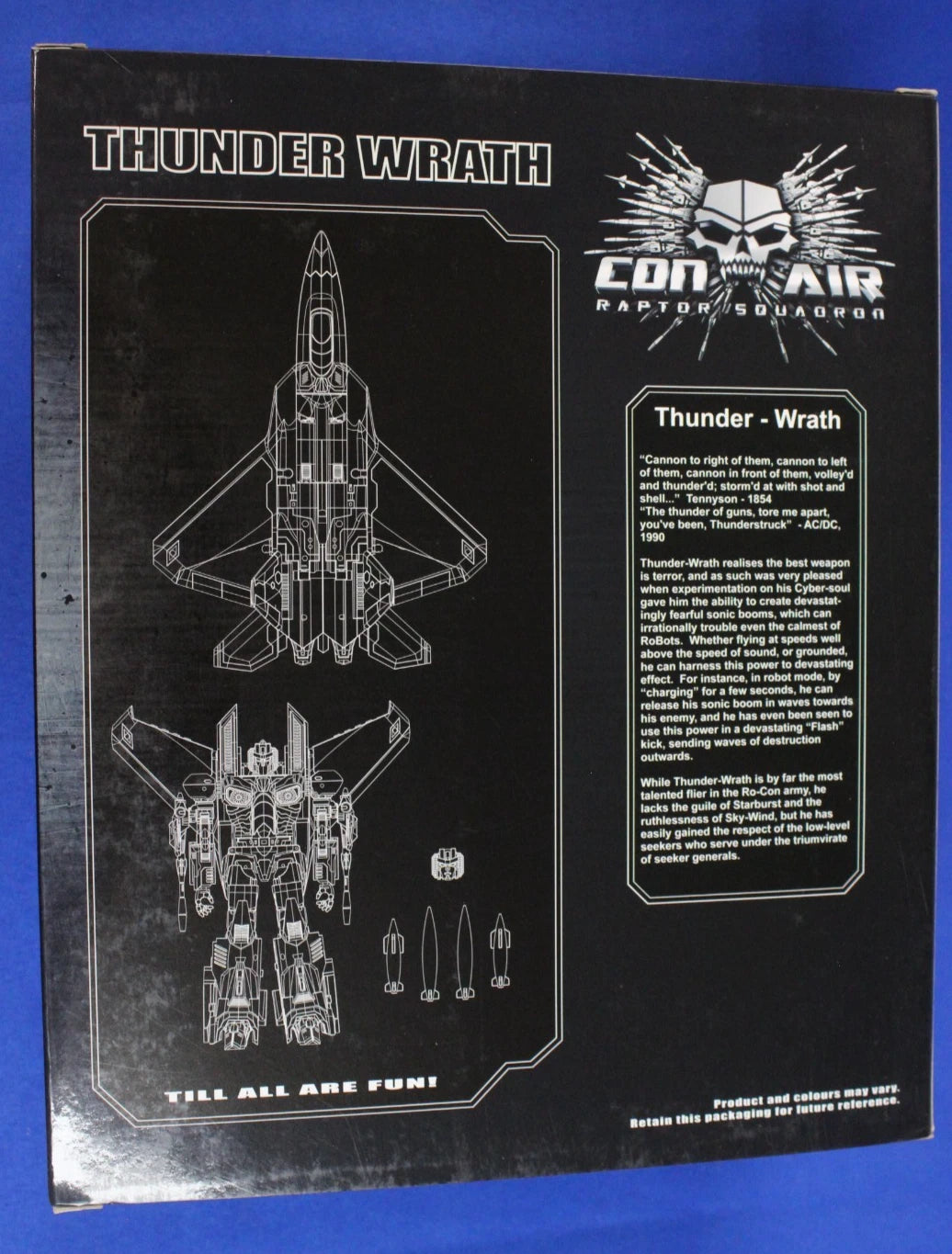 Con-Air Raptor Squadron Transformers Action Figure Lot IG-C01 / IG-C02 / IG-C03