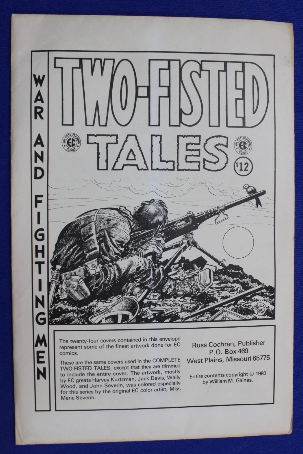 EC Two Fisted Tales Cover Portfolio Set of 12 Art Prints Unopened Ross Cochran