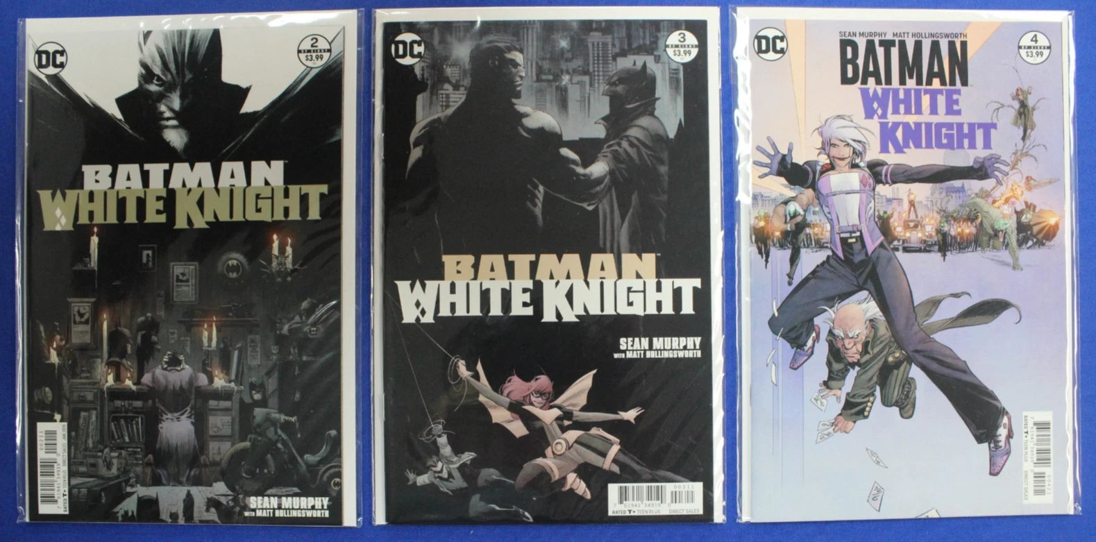 Batman White Knight #1-8 Curse #1-8 Complete Sets Lot of 17 VF/NM