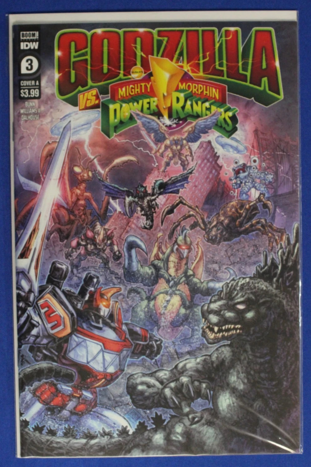 Godzilla vs Mighty Morphin Power Rangers #1-5 Complete Set NM