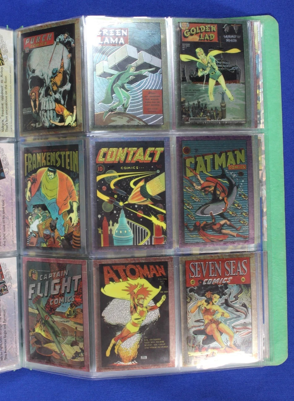 Comics Images 1995 The Golden Age of Comics Chromium Cards Set of 102 Cards
