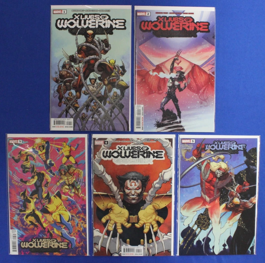 X Deaths/ X Lives of Wolverine #1-5 Complete Sets Lot of 10 VF-VF/NM
