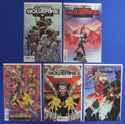 X Deaths/ X Lives of Wolverine #1-5 Complete Sets Lot of 10 VF-VF/NM