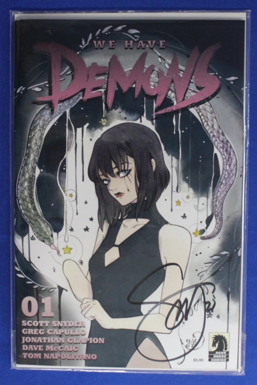We Have Demons #1 Foil Variant CGC 9.8 + Peach Momoko Variant SIGNED by Scott Snyder
