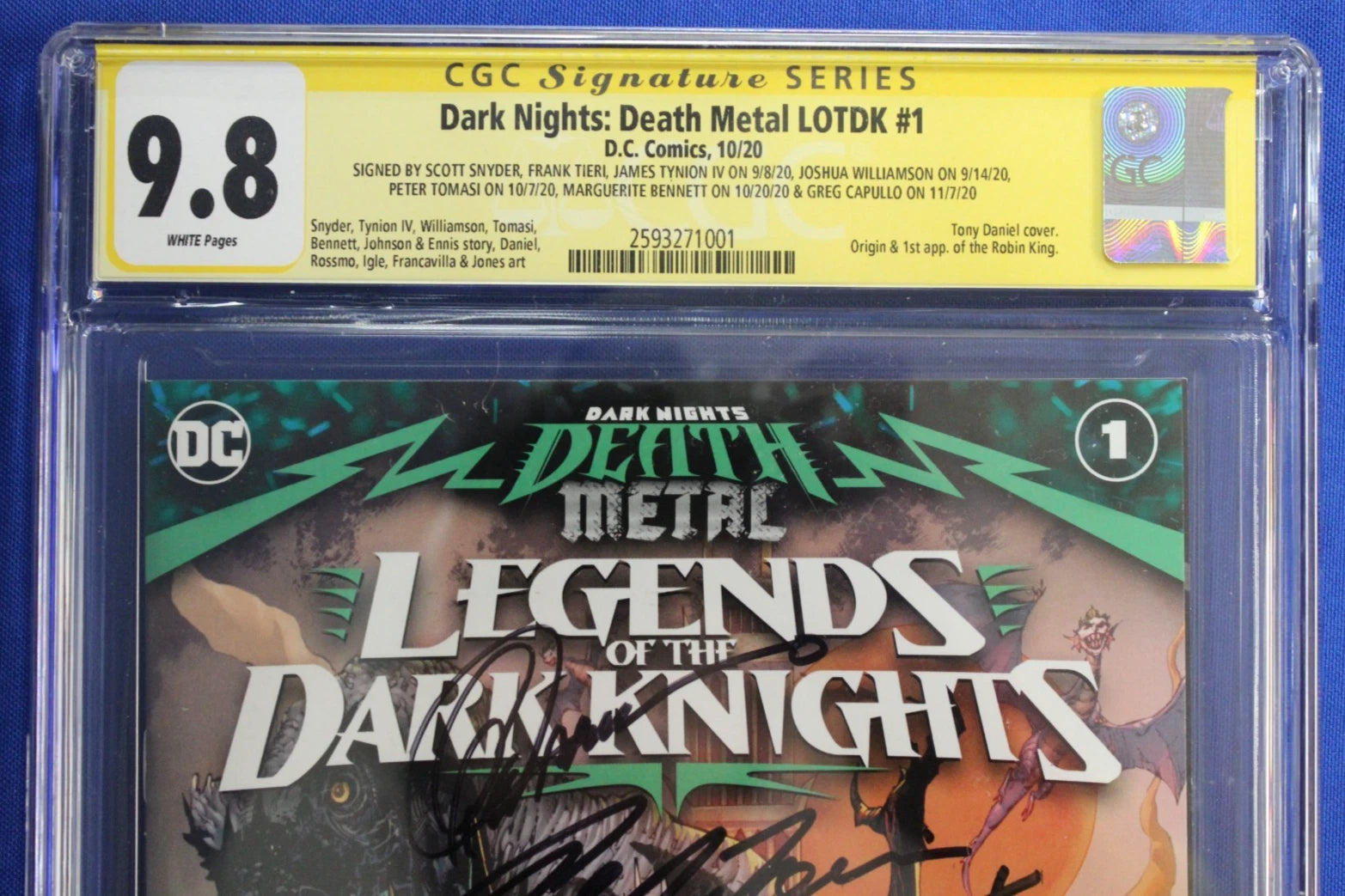 Dark Nights Death Metal LOTDK #1 CGC SS 9.8 SIGNED x7