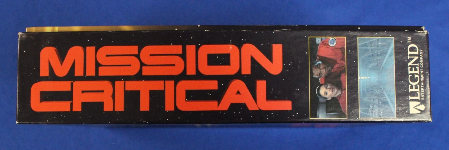Legend Entertainment 1995 Mission Critical Complete 3 Disc + Floppy Patch