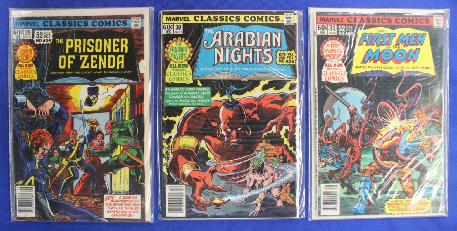 Marvel Classics Comics #1-36 Near Complete Set Lot of 21 FN-VF