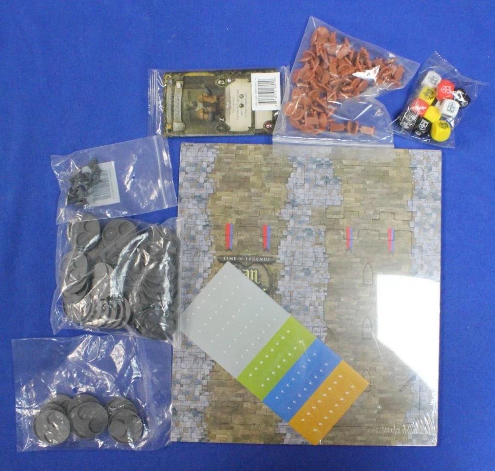 Mythic Time of Legends Joan of Arc Kickstarter Board Game + Expansions Lot