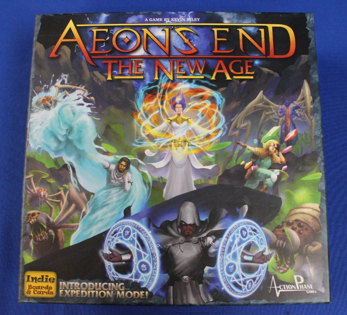Aeon's End 2nd Ed + Legacy Gravehold Expansions & Playmats KS Board Game Lot