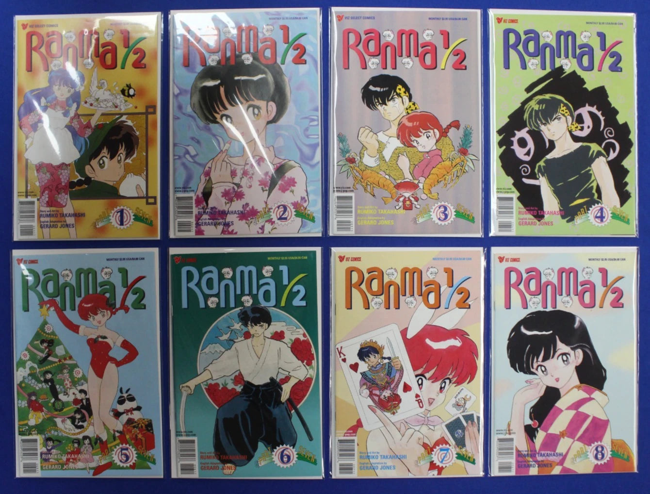 Ranma 1/2 Part 7 #1-8 (of 14) Near Complete Set VF-VF/NM