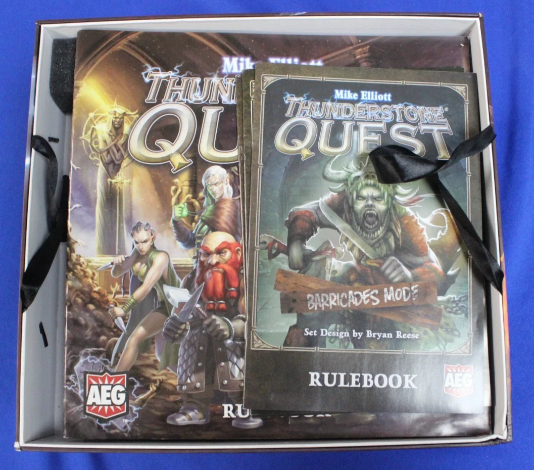 AEG Thunderstone Quest To The Barricades Kickstarter Lot Base Game + Expansions