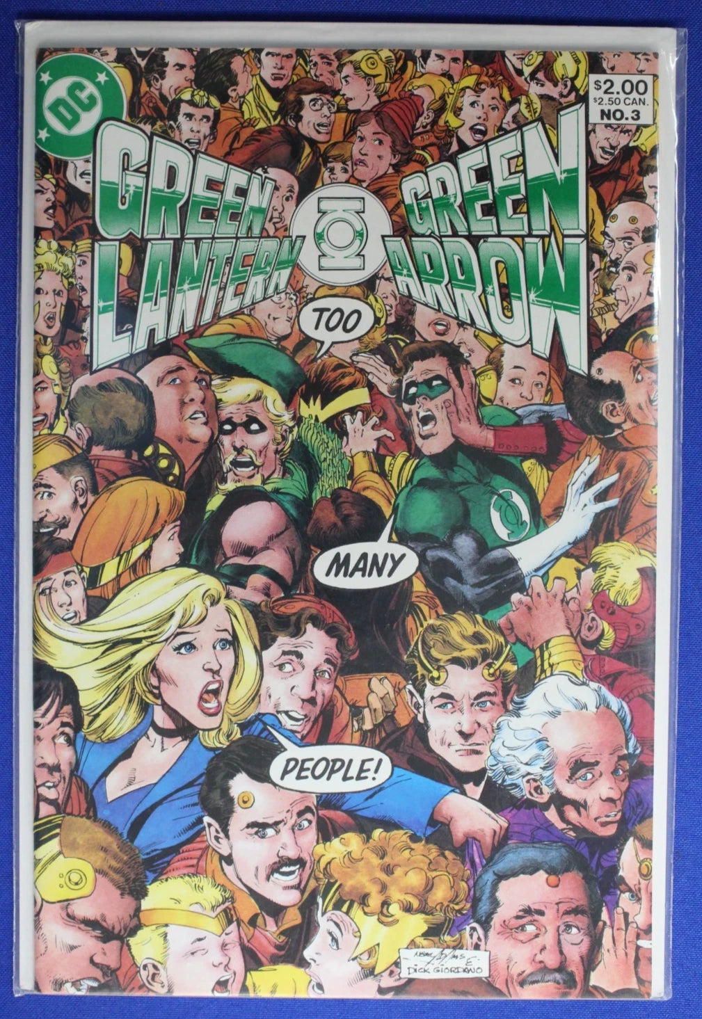 Green Lantern Green Arrow #1-7 Complete Set VF-VF/NM