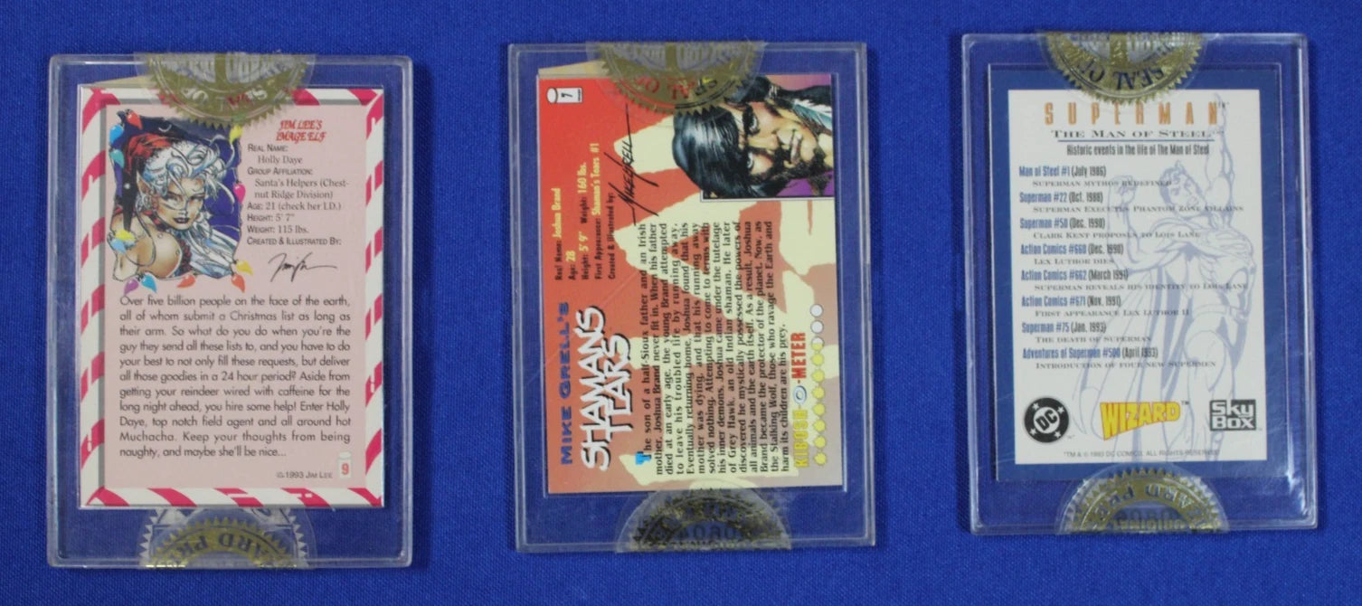 Wizard 23 Foil Comics Trading Cards