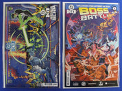 DC KO Green Lantern Galactic Slam Ferreyra Variant & Boss Battle Lot of 2 VF/NM