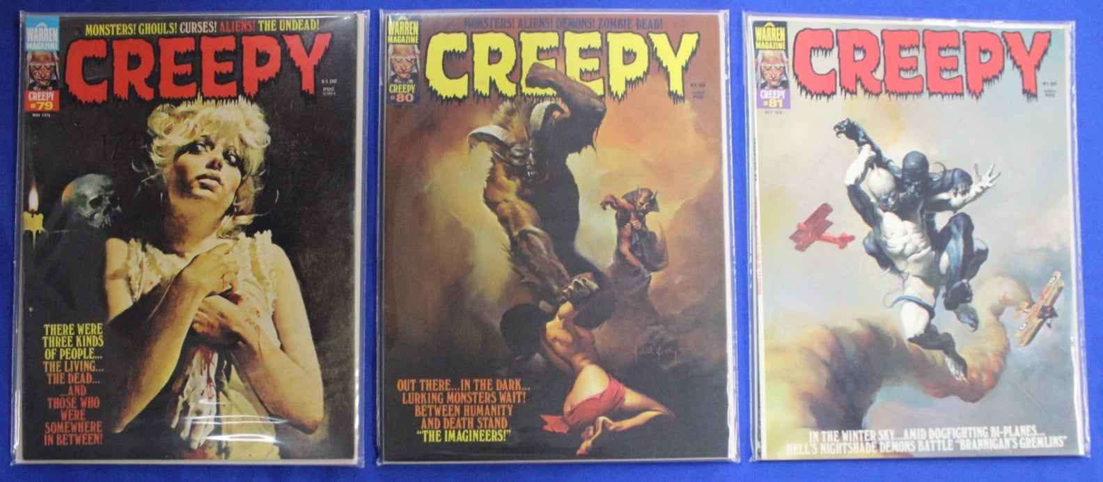 Creepy Magazine #76-113 Lot of 38 FN-VF