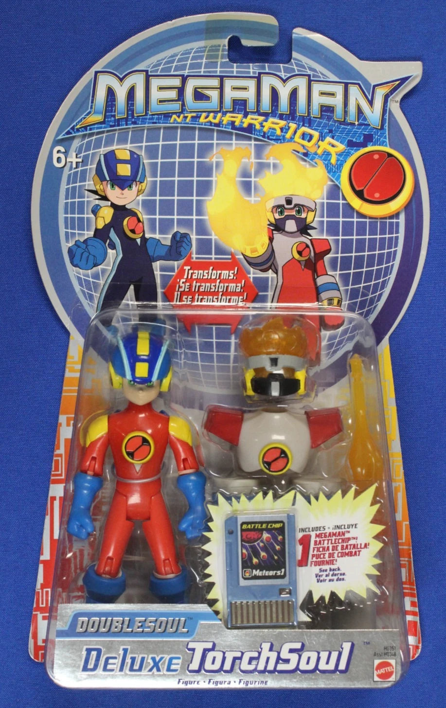 Mattel 2004 Megaman NT Warrior Deluxe TorchSoul Unopened Complete in Box
