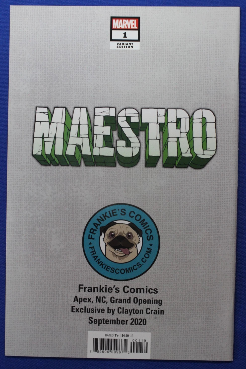 Maestro #1 Frankie's Comics Clayton Crain Virgin Variant SIGNED w/ COA NM