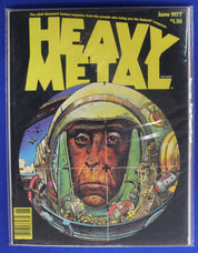 Heavy Metal Magazine #3 4 6 7 Lot of 4 FN