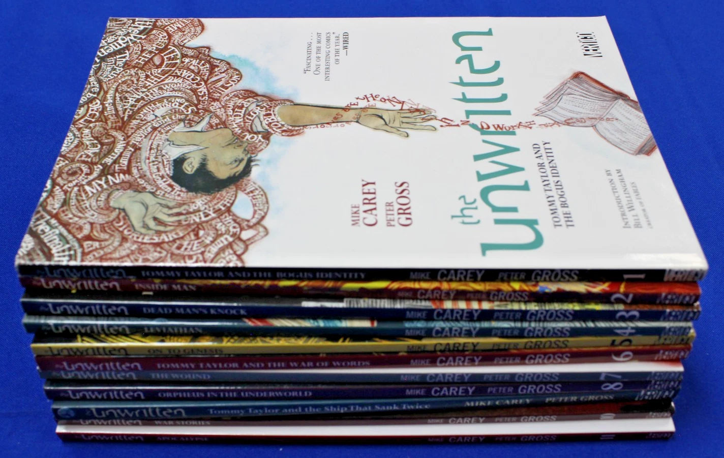 The Unwritten TPB Vol 1-8, 10-11, Graphic Novel, & #50-54 VF