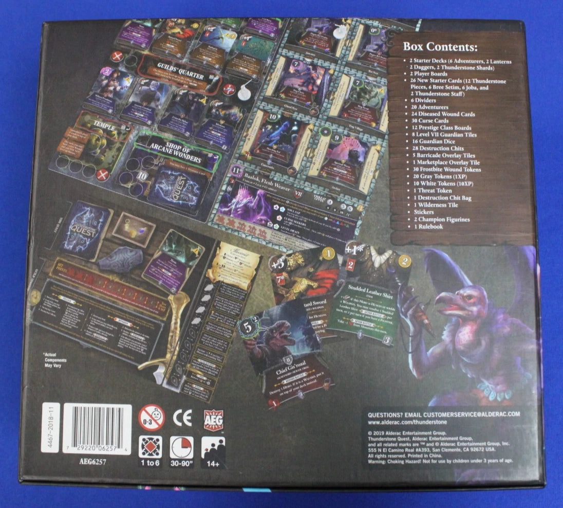AEG Thunderstone Quest To The Barricades Kickstarter Lot Base Game + Expansions