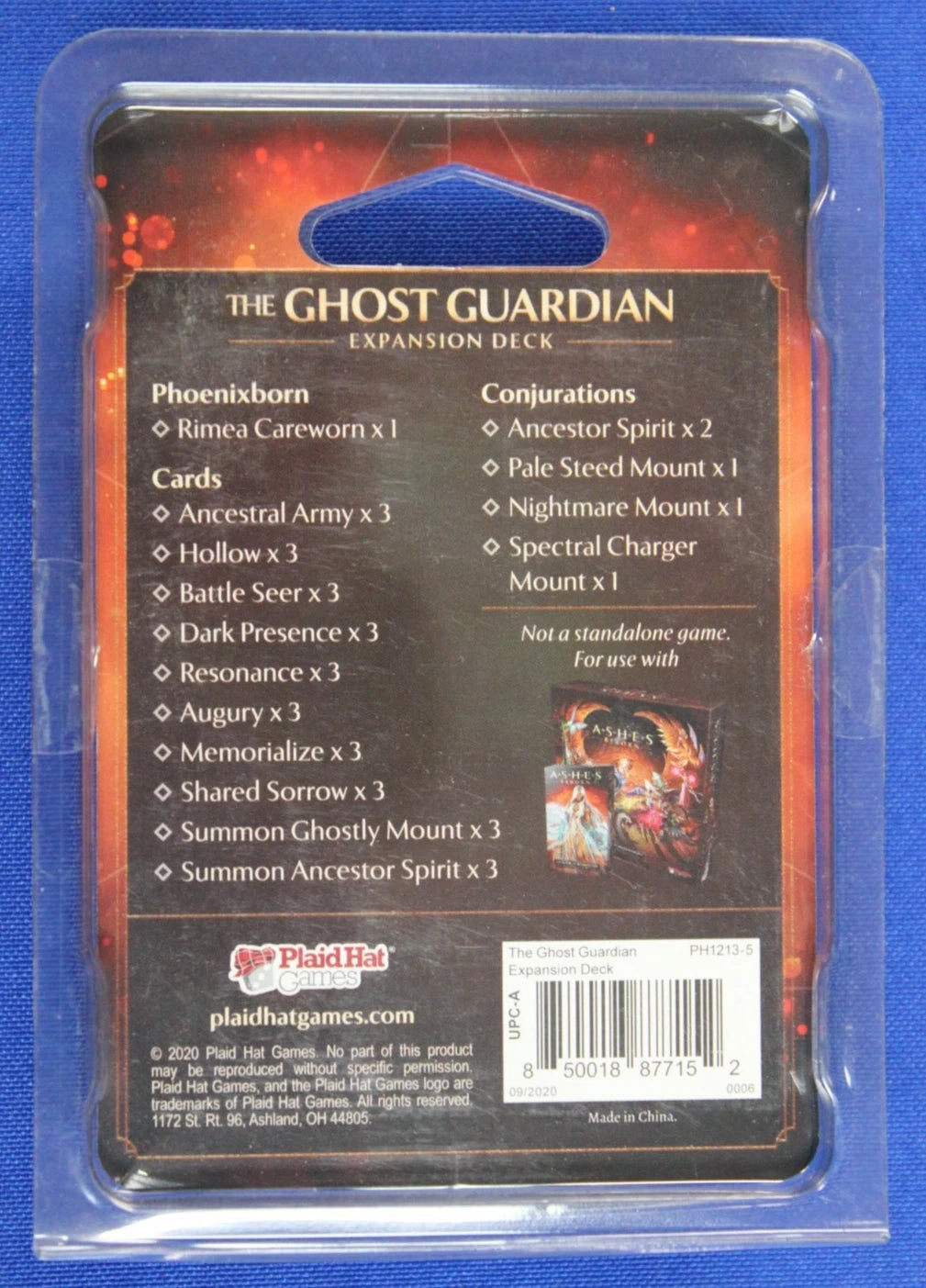 Plaid Hat Games Ashes Reborn Dueling Card Game Expansion Deck Lot of 13