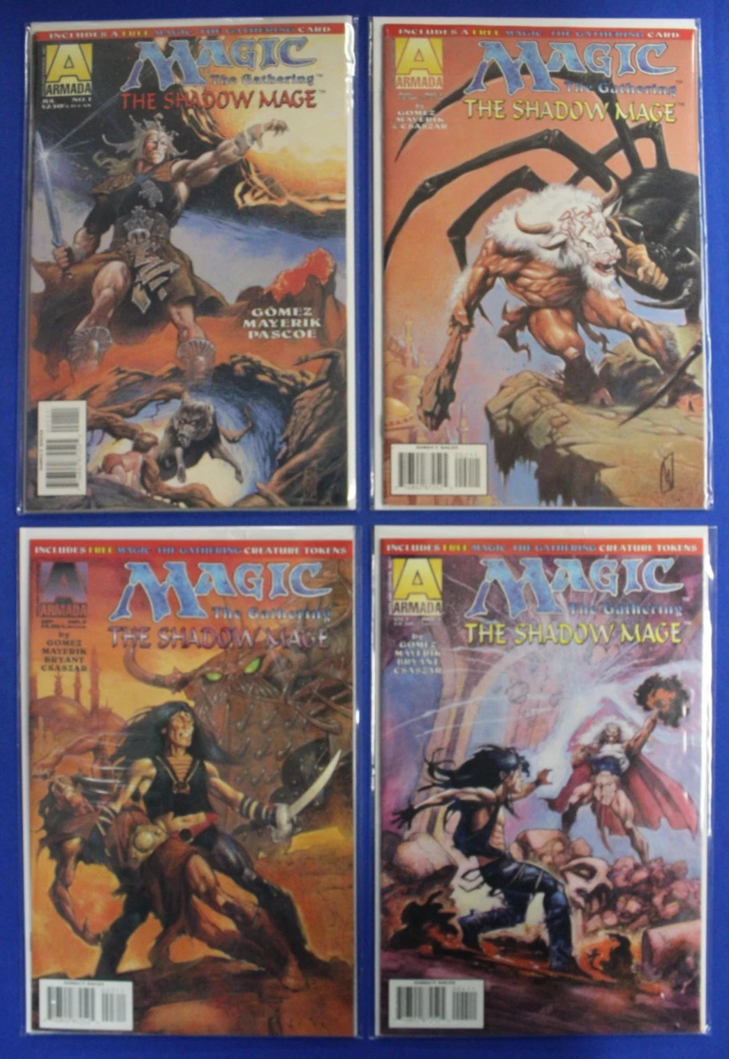 Magic the Gathering Shadow Mage #1-4 Complete Set VF-VF/NM
