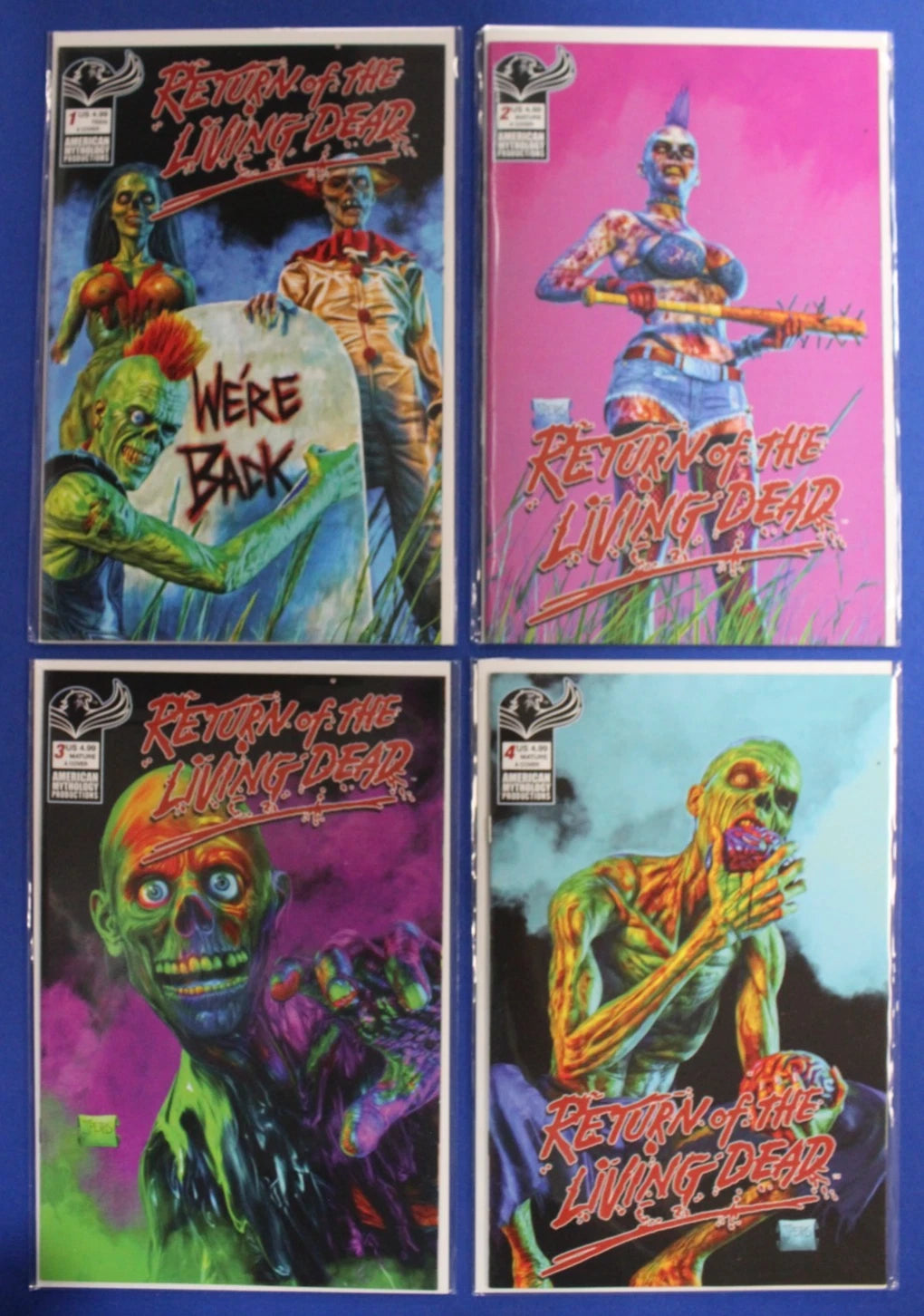 Return of the Living Dead #1-4 Complete Set VF/NM