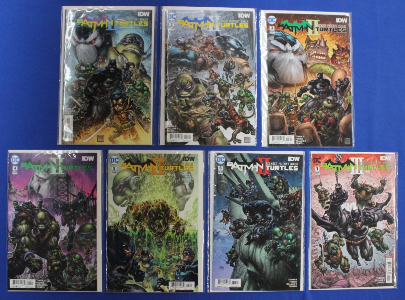 Batman TMNT Part II #1-6 Complete Set + Part III #1 Lot of 7 VF/NM