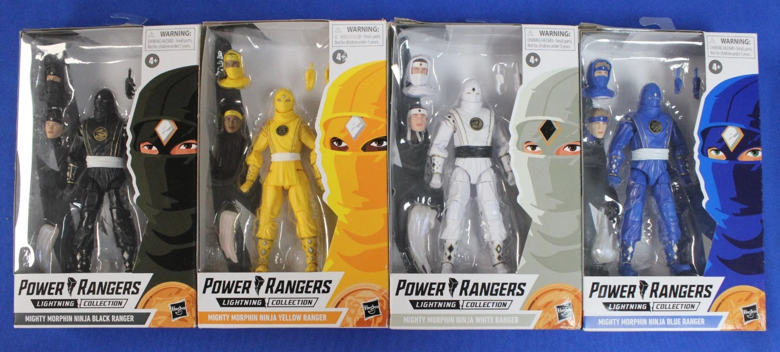 Hasbro Power Rangers Lightning Collection Ninja Rangers Figure Lot + Tenga