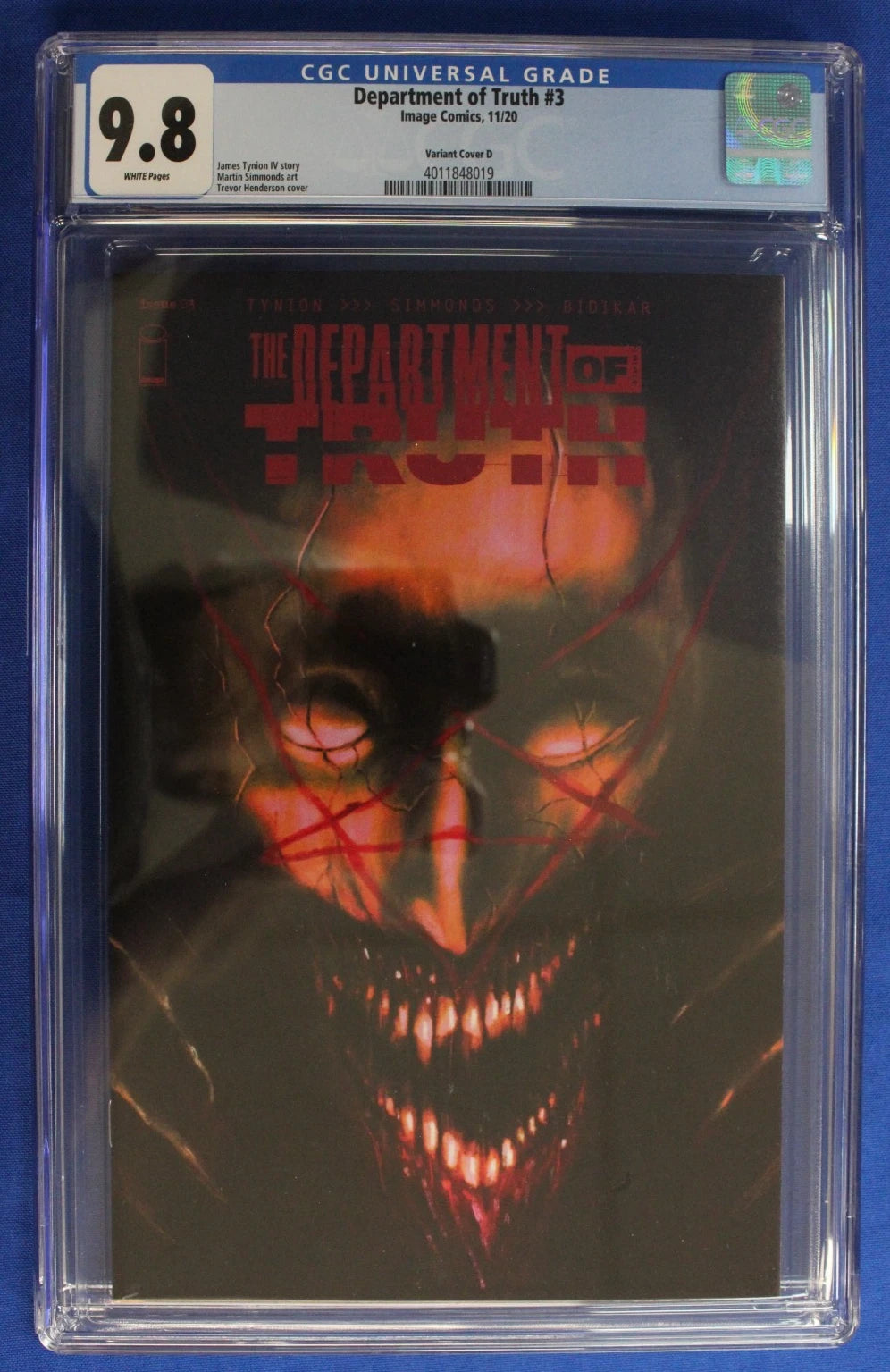 Department of Truth #3 Henderson Variant CGC 9.8