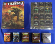 Catalyst Battletech Mercenaries Standard Box Set + Posters & 5 Salvage Boxes