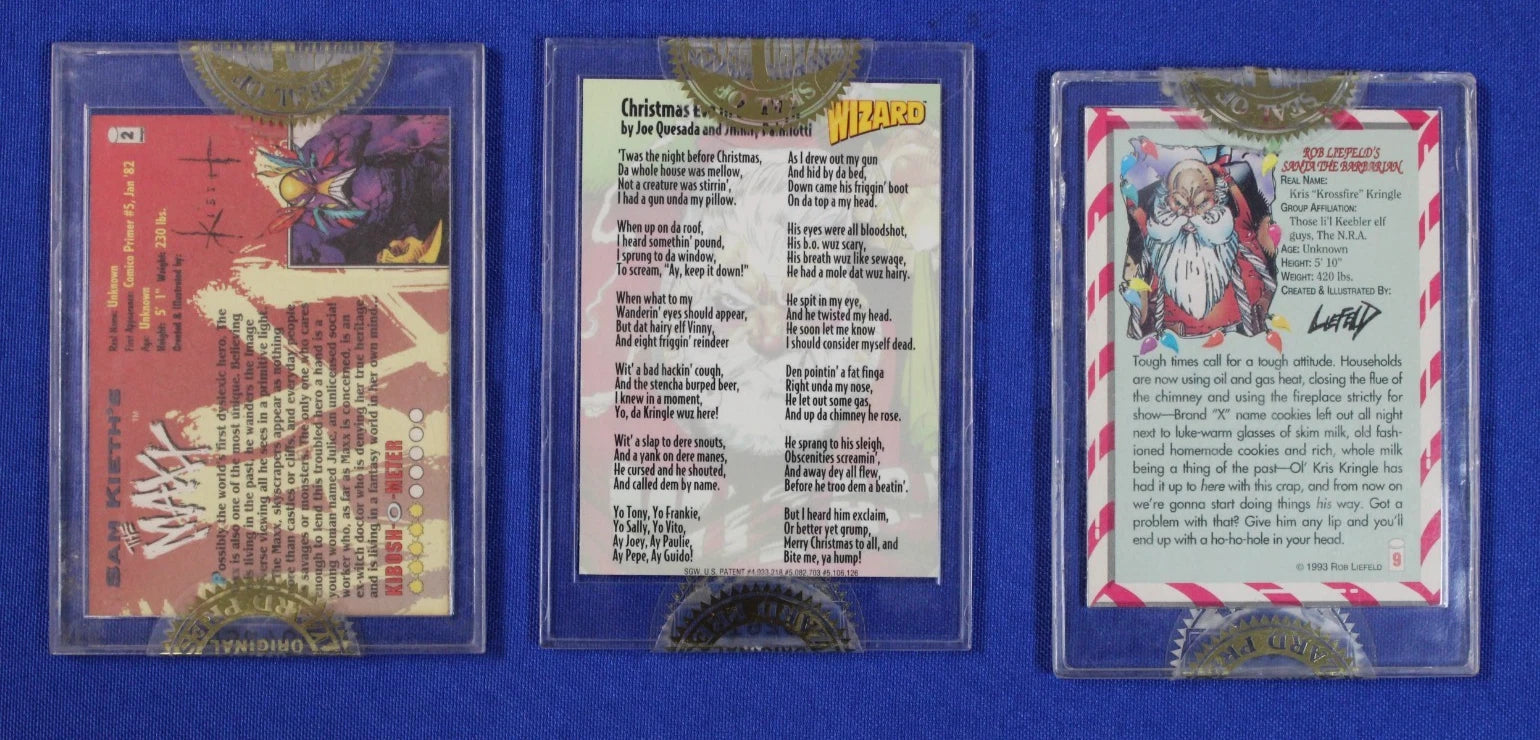 Wizard 23 Foil Comics Trading Cards