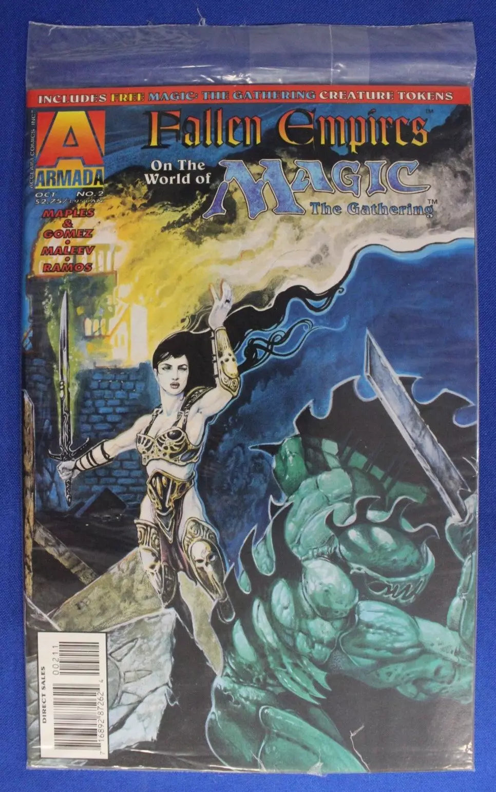 Magic the Gathering Fallen Empires #1-2 Complete Set Polybagged VF