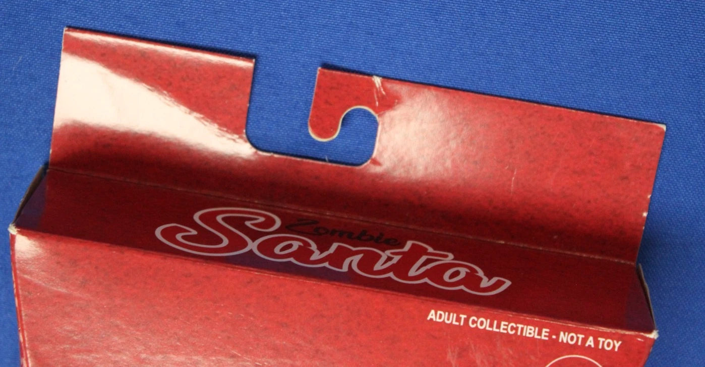 BBTS Fresh Monkey Naughty or Nice Collection Zombie Santa Figure Complete in Box