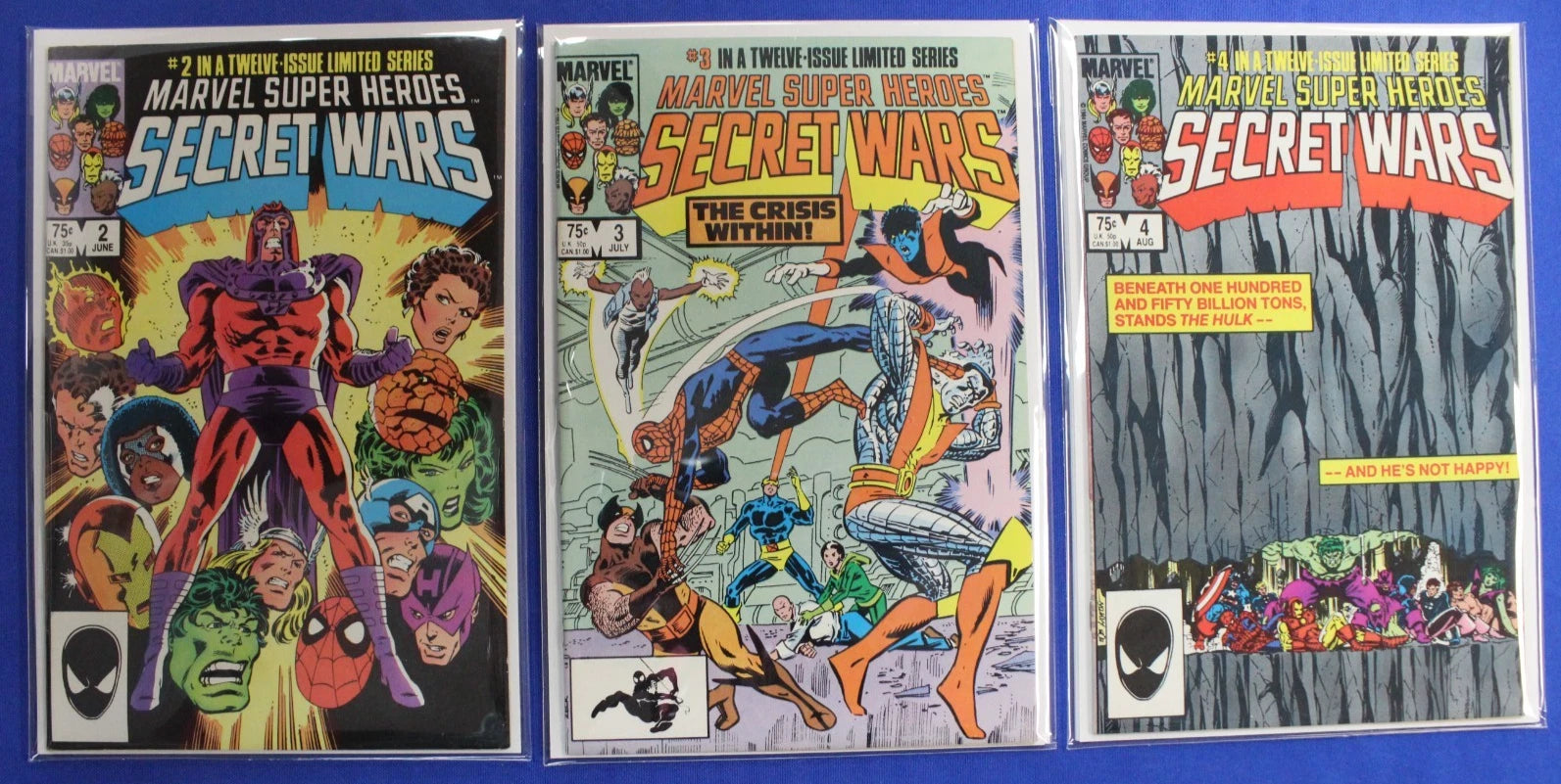 Marvel Super Heroes Secret Wars #1-12 Near Complete Set (Missing #8) FN-VF