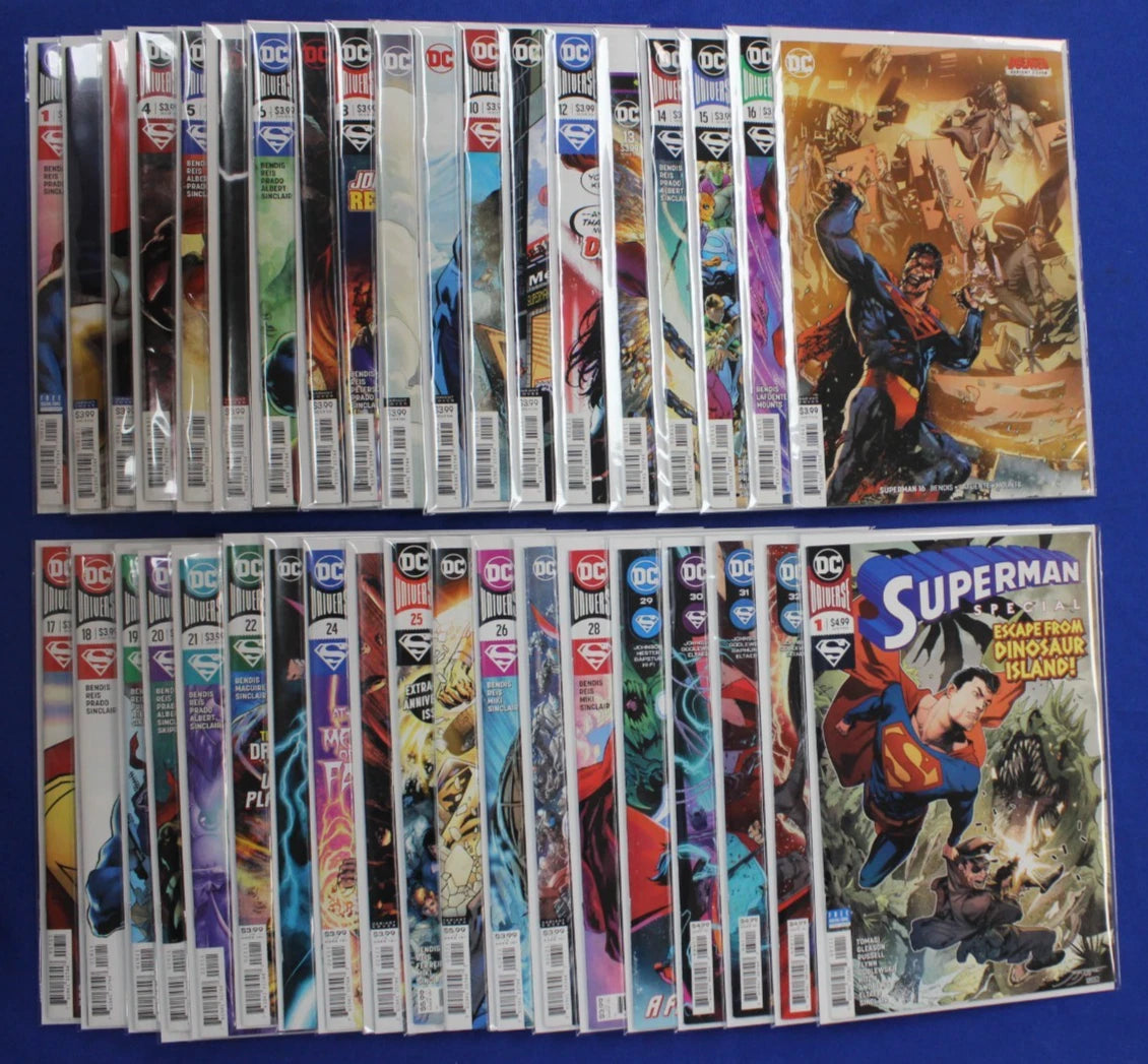 Superman #1-32 + Extras Near Complete Set Lot of 38 VF-VF/NM