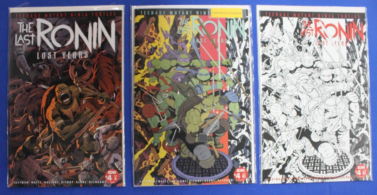 TMNT Last Ronin Lost Years #1-5 Complete Set + Extras Lot of 11 VF/NM