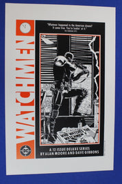 DC 1988 Watchmen Art Portfolio American & French Covers + Promotional Posters
